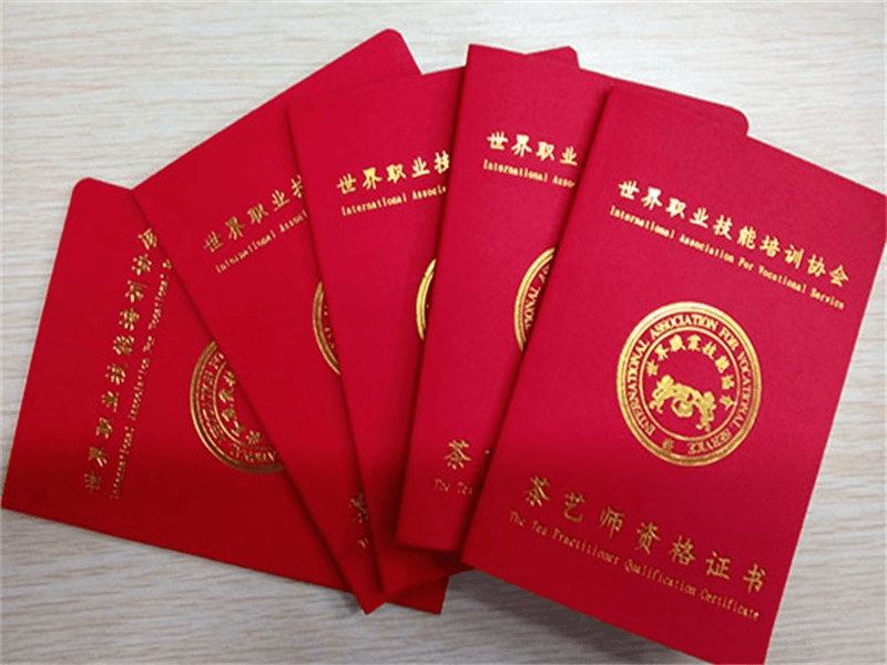 授权证书定制 授权证书定制-红金大气喜庆风